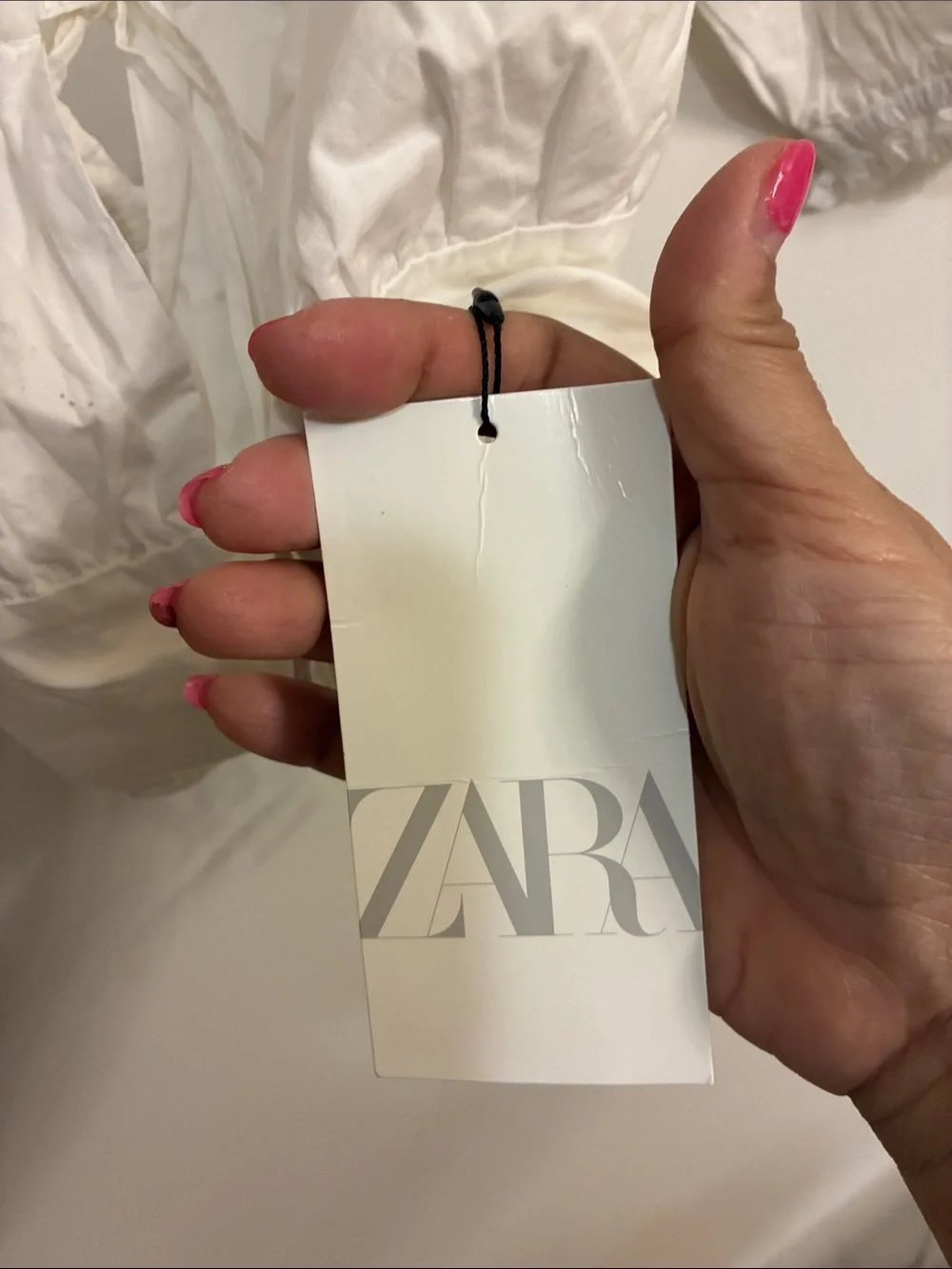 Zara cropped blouse